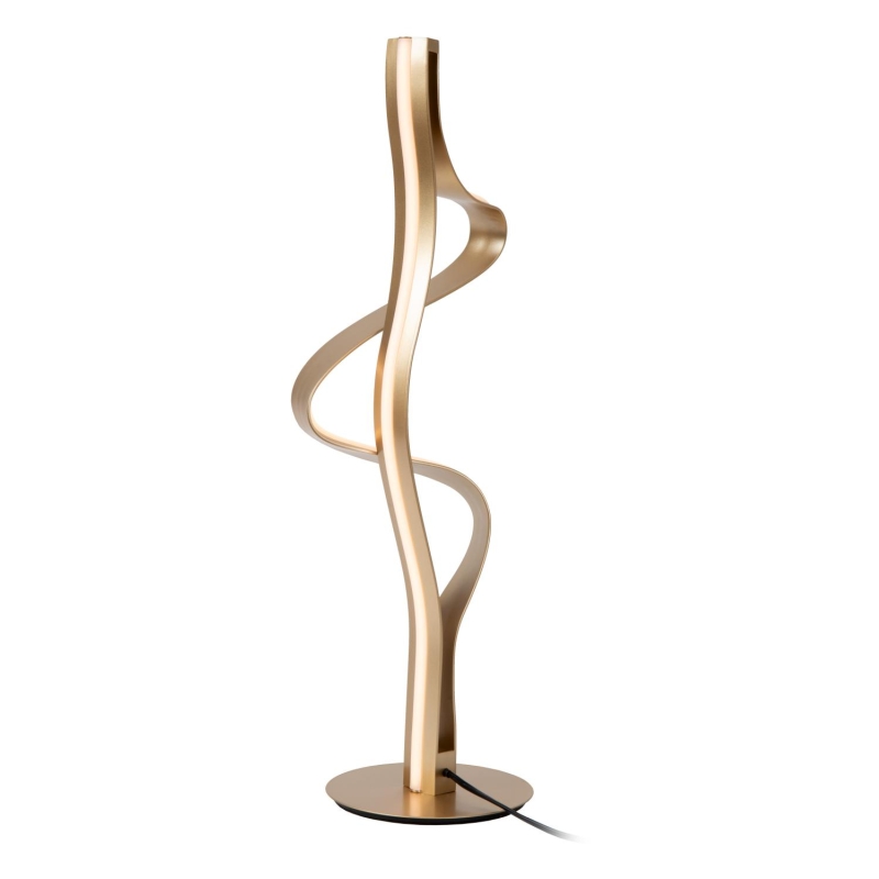 Lucide Premium LAMBADA - Table lamp - LED Dim. - 1x19W 2700K - Matt Gold / Brass